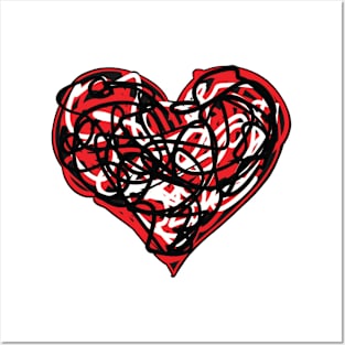 Squiggly Heart Posters and Art